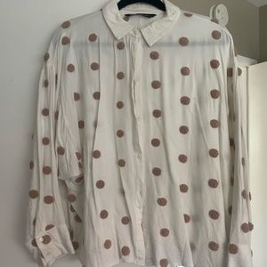 Polka dot blouse